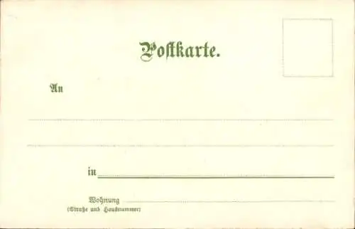 Litho Deutsche Soldaten auf dem Marsch, Hund