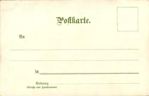 Litho Marschierende Soldaten, Reiter