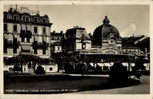 Ak Genf Genf Schweiz, Hotel de Anglais und Kursaal