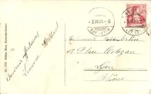 Ak Genf Genf Schweiz, Die drei Brücken