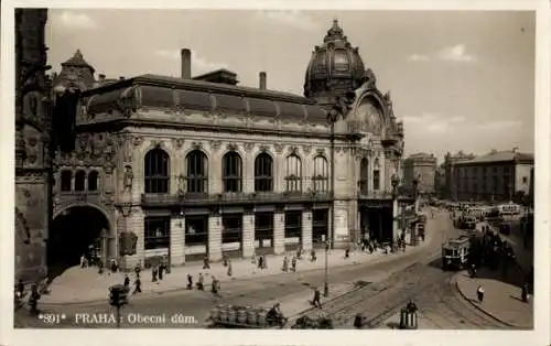 Ak Praha Prag Tschechien, Obecni dum