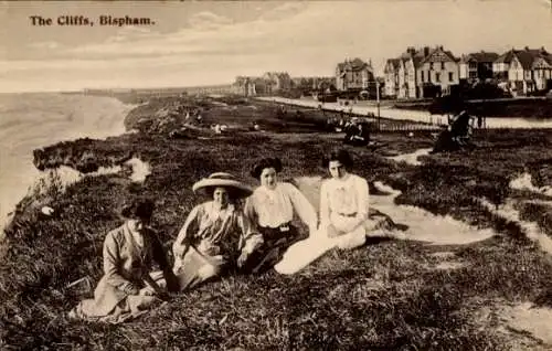 Ak Norbreck Bispham Blackpool Nordwestengland, The Cliffs