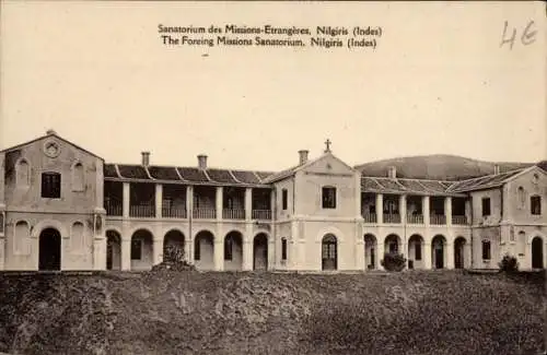 Ak Nilgiris Indien, Sanatorium des Missions-Etrangeres