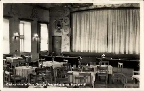 Ak Harderwijk Gelderland, Cadi-Cantine Willem George Frederikkazerne, Billard