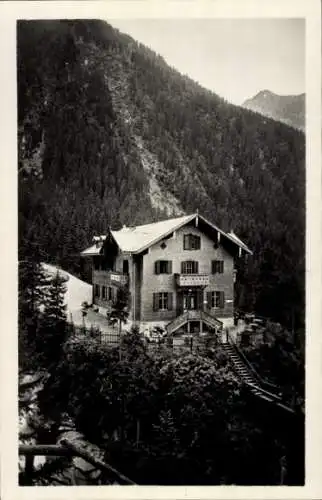 Ak Krimml in Salzburg, Gasthof Schönangerl am 2. Wasserfall