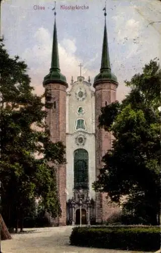 Ak Oliva Gdańsk Danzig, Klosterkirche