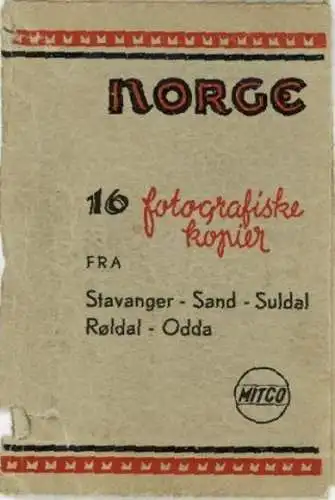 Set von 140 Ansichten von Norwegen 