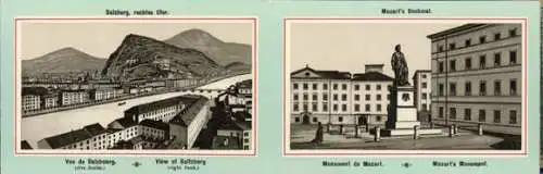 Album mit 16 Lithos von Salzburg Österreich