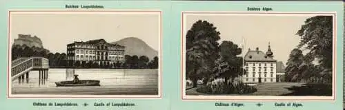 Album mit 16 Lithos von Salzburg Österreich