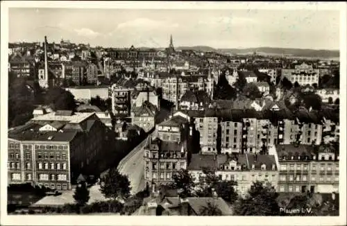 Ak Plauen im Vogtland, Panorama