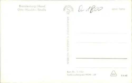 Ak Brandenburg an der Havel, Otto-Nuschke-Straße