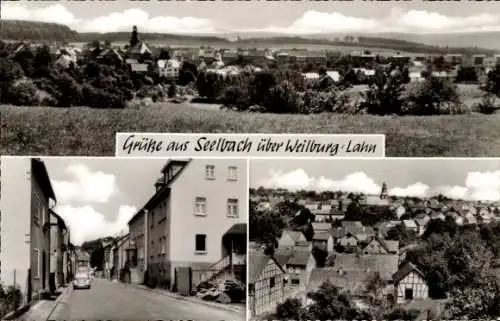 Ak Seelbach Villmar an der Lahn Hessen, Panorama, Teilansichten