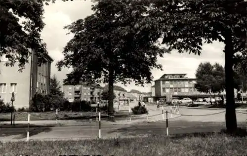 Ak Ludwigsfelde im Kreis Teltow Fläming, Blick zum Konsum Warenhaus