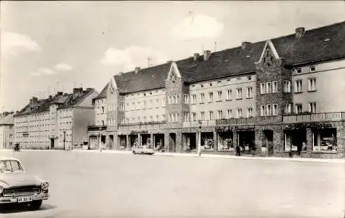 Ak Wolgast in Mecklenburg Vorpommern, Ernst Thälmann Straße, Geschäfte, Metzger, Lebensmittel