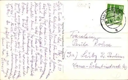 Ak Pinneberg in Holstein, Dingstätte, Geschäftshäuser, Friseur