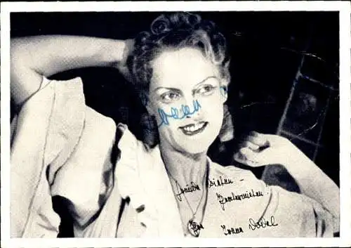 Ak Schauspielerin, Portrait, Autogramm