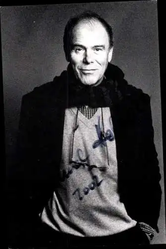 Ak Sänger Michael Heltau, Portrait, Autogramm
