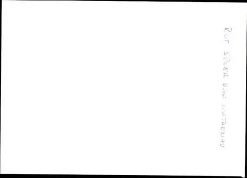 Ak Moderatorin Rut Speer-von Wuthenau, Portrait, Autogramm
