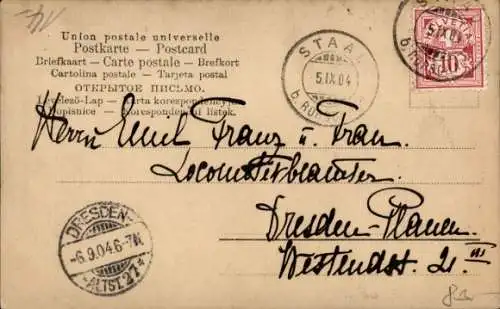 Ak Prinzessin Luisa von Toscana, Anna Monica Pia von Sachsen, Portrait, Autogramm