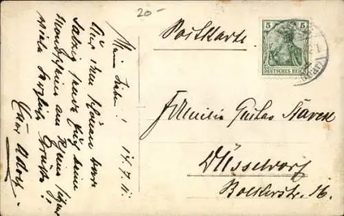 Foto Ak Drei Männer in einem Automobil