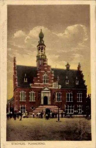 Ak Purmerend Nordholland Niederlande, Rathaus