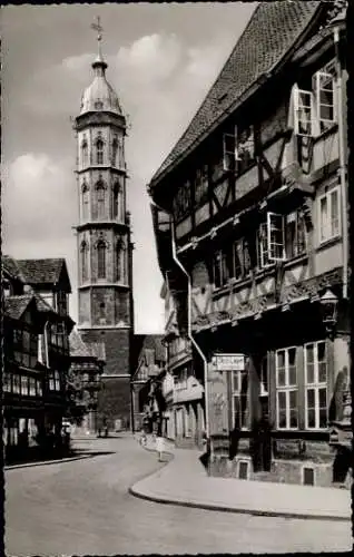 Ak Braunschweig in Niedersachsen, Alte Waage und St. Andreaskirche