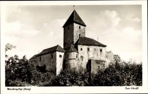 Ak Wernberg Köblitz Bayern, Blick auf die Burg