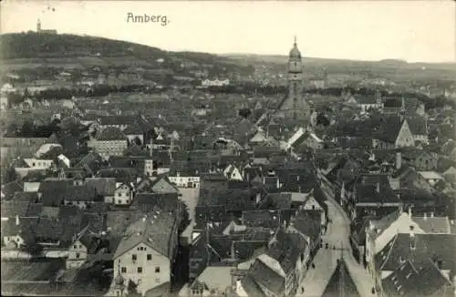 Ak Amberg in der Oberpfalz Bayern, Gesamtansicht