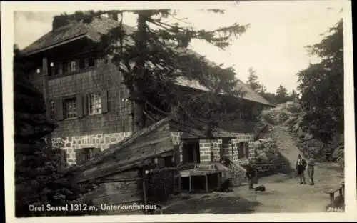 Ak Freyung im Bayerischen Wald, Unterkunftshaus, Drei Sessel