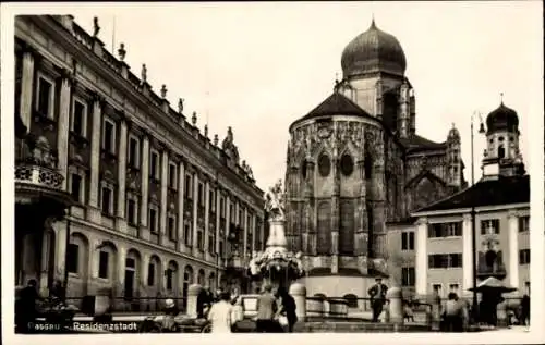 Ak Passau Niederbayern, Kirche am Residenzplatz