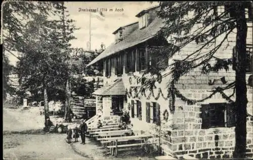 Ak Haidmühle Bayrischer Wald Niederbayern, Dreisessel