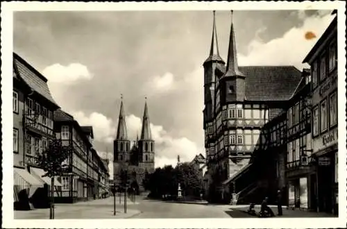 Ak Duderstadt im Eichsfeld, Rathaus, Marktstraße, St. Cyrakuskirche