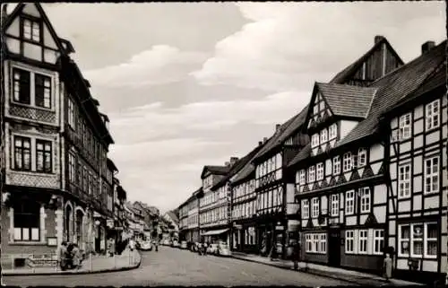 Ak Uslar in Niedersachsen, Blick auf die Langestraße, Geschäft Kahlberg