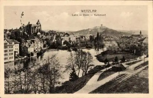 Ak Wetzlar an der Lahn, Panorama, Dom, Kalsmunt