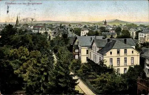 Ak Gießen an der Lahn Hessen, Blick von der Bergstraße