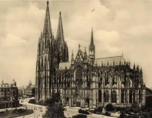 Ak Köln am Rhein, Kölner Dom