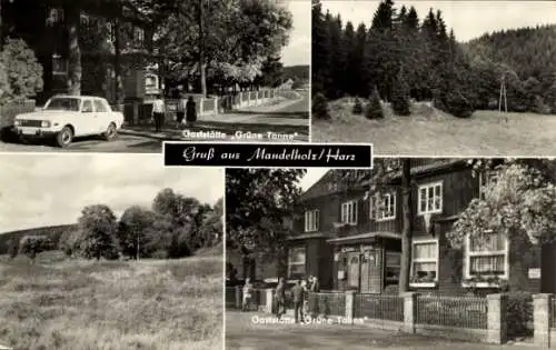 Ak Mandelholz Elend Oberharz am Brocken, Gaststätte Grüne Tanne