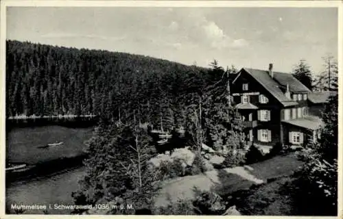 Ak Mummelsee Seebach im Schwarzwald Baden, Teilansicht