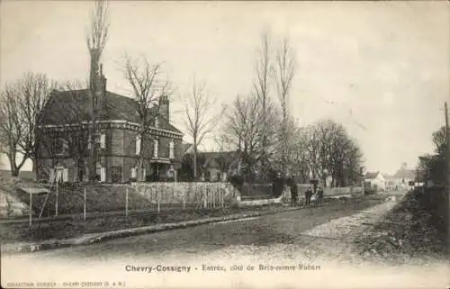 Ak Chevry Cossigny Seine et Marne, Entree, Küste von Brie-comte-Robert