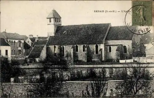 Ak Rebais Seine et Marne, Kirche