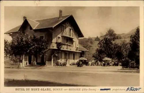 Ak Bonne sur Menoge Haute Savoie, Hotel du Mont-Blanc