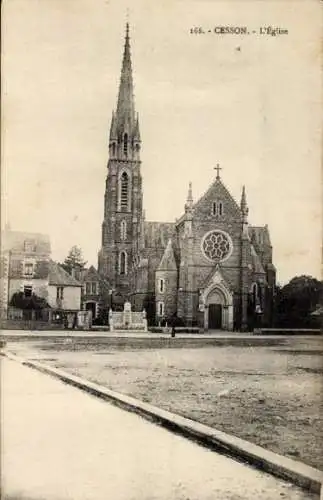 Ak Cesson Sevigne Ille et Vilaine, Kirche