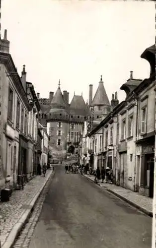 Ak Langeais Indre et Loire, Rue Gambetta