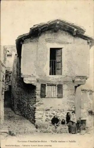 Ak Amélie les Bains Palalda Pyrénées Orientales, altes Haus