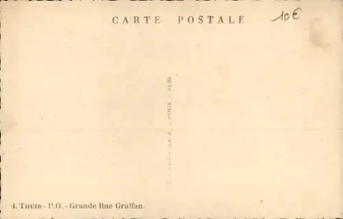 Ak Thuir Pyrénées Orientales, Grande Rue Graffan