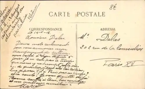 Ak Caluire Rhône, Kirche