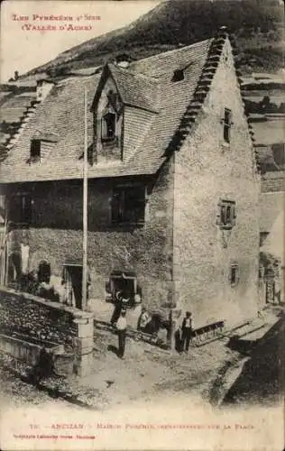 Ak Ancizan Hautes Pyrénées, Maison Ponchin, sur la Plack