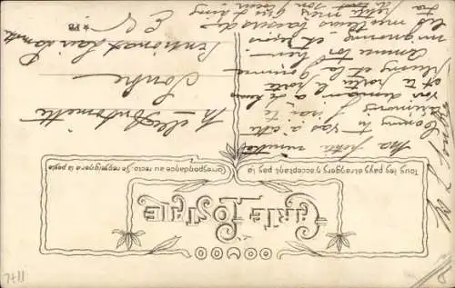 Ak Petit Chanteclair, Kind verkleidet als Hahn