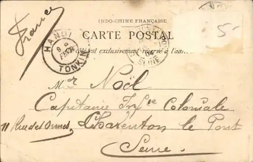 Ak Hanoi Tonkin Vietnam, Rich Tonkinese