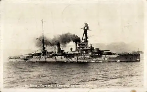 Ak Französisches Kriegsschiff Paris